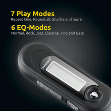 Carica l'immagine nel visualizzatore di Gallery, Intenso Music Walker - Lettore MP3, 8GB Nero, con Auricolari