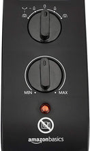 Carica l'immagine nel visualizzatore di Gallery, AmazonBasics, Termoventilatore a oscillazione, sottile e portatile, a 2 velocità, 1500 W