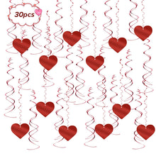 Carica l'immagine nel visualizzatore di Gallery, Matogle 30 PCS Decorazione Spirale Cuore Appeso Ornamento D-Spirale - Ilgrandebazar