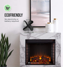 Carica l'immagine nel visualizzatore di Gallery, AcornSolution - Ventola per stufa alimentata a calore, a 4 Blade - Ilgrandebazar