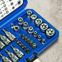 Carica l'immagine nel visualizzatore di Gallery, 34 pezzi. Set chiavi a bussola Torx | Dadi E4-E20 | T10-T60 |... - Ilgrandebazar