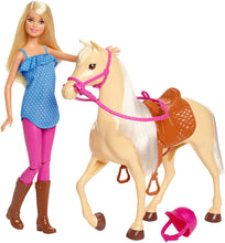 Carica l'immagine nel visualizzatore di Gallery, Barbie Bambola con Cavallo e Accessori, Multicolore, 3+ Anni, FXH13