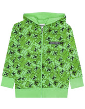 Carica l'immagine nel visualizzatore di Gallery, Vanilla Underground Maglione con Cappuccio per Bambini Minecraft Creeper... - Ilgrandebazar