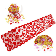 Carica l'immagine nel visualizzatore di Gallery, Kit di Decorazione San Valentino, Runner da tavola a Cuore Rosso e... - Ilgrandebazar