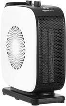 Carica l'immagine nel visualizzatore di Gallery, AmazonBasics, Termoventilatore a oscillazione, sottile e portatile, a 2 velocità, 1500 W