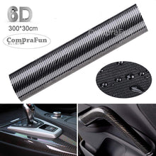 Carica l'immagine nel visualizzatore di Gallery, CompraFun 6D Pellicola Adesiva per Auto, Fibra di Carbonio 300*30 - Ilgrandebazar