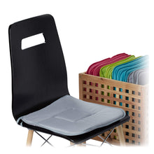 Carica l'immagine nel visualizzatore di Gallery, Relaxdays 10020638_111 Set 4 Cuscini per Sedia 38x38x2 cm, Antracite