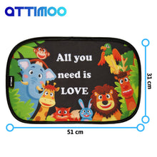 Carica l'immagine nel visualizzatore di Gallery, ATTIMOO - Tendine Parasole Auto Bambini Universali Adesive Di 2a Generazione... - Ilgrandebazar