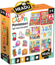 Carica l'immagine nel visualizzatore di Gallery, Headu-La Mia Casetta Montessori Gioco, Multicolore, IT20454