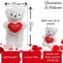 Carica l'immagine nel visualizzatore di Gallery, THE TWIDDLERS Teddy Bear di San Valentino 45cm - Orsetto - Orso... - Ilgrandebazar