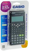 Carica l'immagine nel visualizzatore di Gallery, Casio Fx-570Es Plus 2 Calcolatrice Scientifica Con 417 Funzioni, Nero