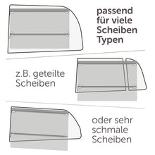 Carica l'immagine nel visualizzatore di Gallery, Parasole da Auto per Bambini con Funzione di Tendina e Ventose | nero - Ilgrandebazar
