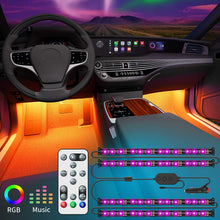 Carica l'immagine nel visualizzatore di Gallery, Govee Striscia LED Auto con Telecomando, Aggiornato 2-in-1 Design 4*22cm, Rgb - Ilgrandebazar