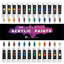 Carica l'immagine nel visualizzatore di Gallery, 24 piece set (24 different colours), Black/Blue/Green/Grey/Orange/Red/Violet/White/Yellow - Ilgrandebazar