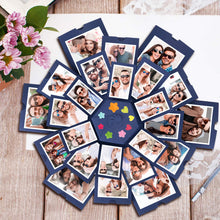 Carica l'immagine nel visualizzatore di Gallery, WisFox Explosion Box, Creativo Fai Da te a Sorpresa Esplosione Regalo Blu - Ilgrandebazar