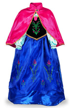 Carica l'immagine nel visualizzatore di Gallery, JerrisApparel Principessa Partito Costume Cosplay Vestire (120cm, 120, Blu - Ilgrandebazar