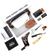Carica l'immagine nel visualizzatore di Gallery, ✮ BARBER TOOLS ✮ Kit/Set/Cofanetto per la cura e manutenzione della barba e...