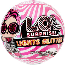 Carica l'immagine nel visualizzatore di Gallery, L.O.L. Surprise! Lights Glitter Doll with 8 Surprises Including Black Light Surprises