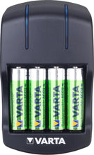 Carica l'immagine nel visualizzatore di Gallery, Varta Plug Charger Caricabatterie per 4 AA/AAA, Include 4 Pile - Ilgrandebazar