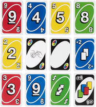 Carica l'immagine nel visualizzatore di Gallery, Mattel Games - UNO, Gioco di Carte per Famiglie e Bambini 7+Anni, W2087 Original Single