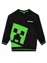 Carica l'immagine nel visualizzatore di Gallery, Minecraft Felpa per Ragazzi Creeper Nero 9-10 Anni - Ilgrandebazar