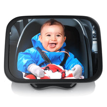 Carica l'immagine nel visualizzatore di Gallery, Aplic - Specchietto retrovisore per bambini su poggiatesta - Specchio nero - Ilgrandebazar