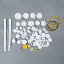 Carica l'immagine nel visualizzatore di Gallery, Laomao 75 Pezzi Ingranaggi in plastica, ricambi per robot, accessori fai da... - Ilgrandebazar