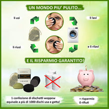 Carica l'immagine nel visualizzatore di Gallery, Dischetti Struccanti Lavabili Riutilizzabili Ecologici 6 In Carbone Di... - Ilgrandebazar