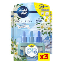 Carica l'immagine nel visualizzatore di Gallery, Ambi Pur 3Volution Profumatore per Ambienti, Ricarica per Diffusore Elettrico, Fragranza Lenor Risveglio Primaverile, 3 Pezzi