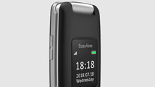 Carica l'immagine nel visualizzatore di Gallery, Easyfone Prime A1 3G Telefono Cellulare a Conchiglia per Anziani, Nero - Ilgrandebazar