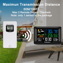 Carica l'immagine nel visualizzatore di Gallery, Kalawen Stazione Meteo Meterologica Automatica Digitale Wireless con... - Ilgrandebazar