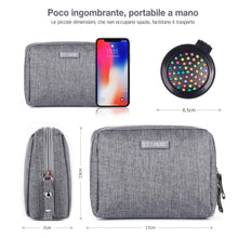 Carica l'immagine nel visualizzatore di Gallery, Icnow Mini Trousse,Trousse Make up Viaggio Impermeabile Borsa Trucchi Grigio - Ilgrandebazar