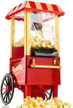 Carica l'immagine nel visualizzatore di Gallery, Gadgy Popcorn Machine - Retro Macchina Pop Corn Compatta, Aria Calda Senza...