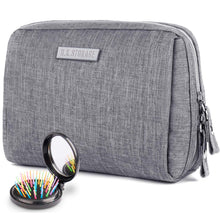 Carica l'immagine nel visualizzatore di Gallery, Icnow Mini Trousse,Trousse Make up Viaggio Impermeabile Borsa Trucchi Grigio - Ilgrandebazar