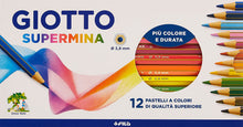 Carica l'immagine nel visualizzatore di Gallery, Giotto Cf12Pastelli Giotto Supermina
