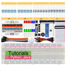 Carica l'immagine nel visualizzatore di Gallery, Freenove Basic Starter Kit for Raspberry Pi 4 B 3 B+, 147 Pages Detailed... - Ilgrandebazar