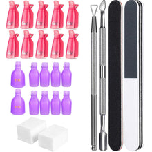 Carica l'immagine nel visualizzatore di Gallery, Kindax Kit per Rimozione Smalto Unghie Include 10xClip Piedi,... - Ilgrandebazar