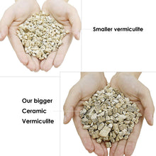 Carica l'immagine nel visualizzatore di Gallery, GFTIME Granuli di Vermiculite in Ceramica Argentata per Set Tronchi di...