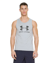 Carica l'immagine nel visualizzatore di Gallery, Under Armour - Sportstyle Logo Tank, Senza Maniche Uomo M, Nero (Black )