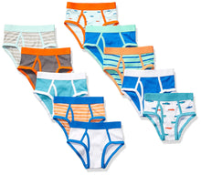 Carica l'immagine nel visualizzatore di Gallery, Amazon Essentials 10-Pack Underwear Brief, Sharks And Stripes, Medium - Ilgrandebazar