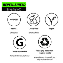 Carica l'immagine nel visualizzatore di Gallery, Repellente per pesciolini d'argento REPELL SHIELD I 100 ml I per... - Ilgrandebazar