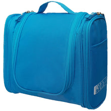 Carica l'immagine nel visualizzatore di Gallery, Beauty Case Viaggio Donna Uomo Appendibile (Azzurro) Organizer Bagno Azzurro - Ilgrandebazar