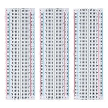 Carica l'immagine nel visualizzatore di Gallery, Elegoo 3pcs MB-102 Breadboard con 830 Punti Senza Set 1 (830 points X 3) - Ilgrandebazar
