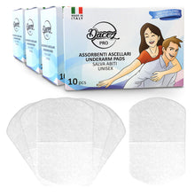 Carica l'immagine nel visualizzatore di Gallery, DacezPRO® Assorbenti Ascellari Uomo Donna Unisex 40/60 Pezzi 100% 40 pezzi - Ilgrandebazar