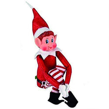 Carica l'immagine nel visualizzatore di Gallery, eBuyGB Elfi Behavin 'Mal – 30,5 cm Vinyl Faced Naughty Elf Doll Red
