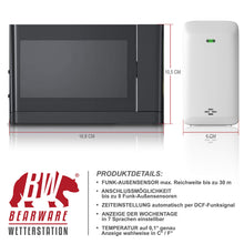 Carica l'immagine nel visualizzatore di Gallery, CSL - Stazione meteorologica Wireless con Display a Colori e LED, TYP 2 - Ilgrandebazar