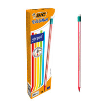 Carica l'immagine nel visualizzatore di Gallery, BIC Evolution 646 HB - Matita con gomma, 12 pezzi, colori assortiti