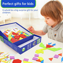Carica l'immagine nel visualizzatore di Gallery, Joy-Jam Modello in Legno Blocchi Forme Geometriche Giocattoli Educativi Regalo per Bambini