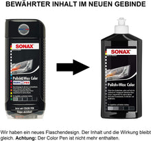 Carica l'immagine nel visualizzatore di Gallery, SONAX 296100 Polish e cera - nero, 500ml