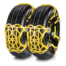 Carica l'immagine nel visualizzatore di Gallery, Qisiewell Catena da Neve Catene Anti-Slittamento per Automobile giallo
